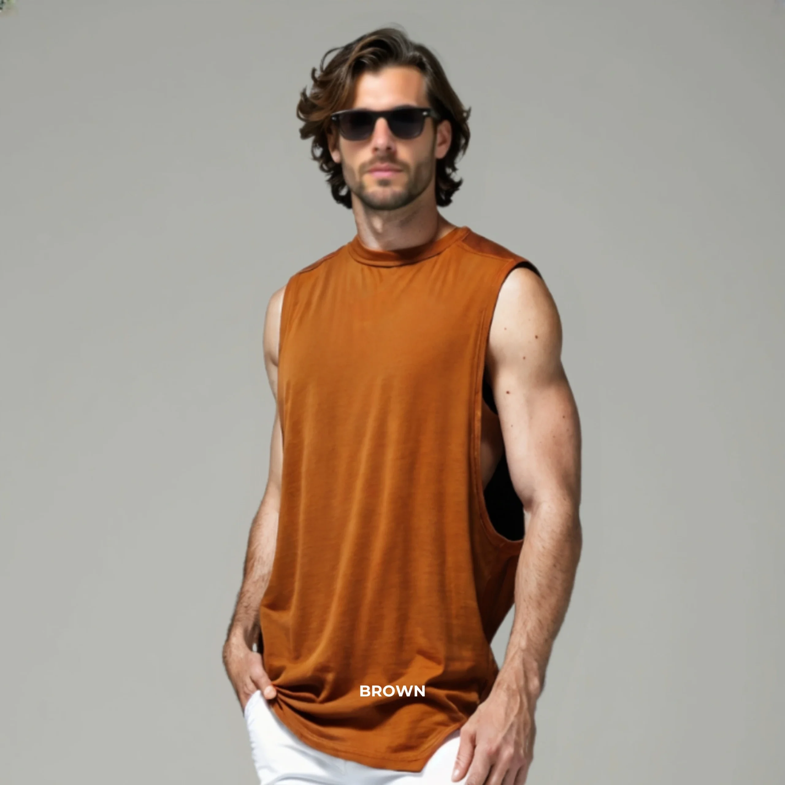 Long Arm Hole Top Tank - Image 2