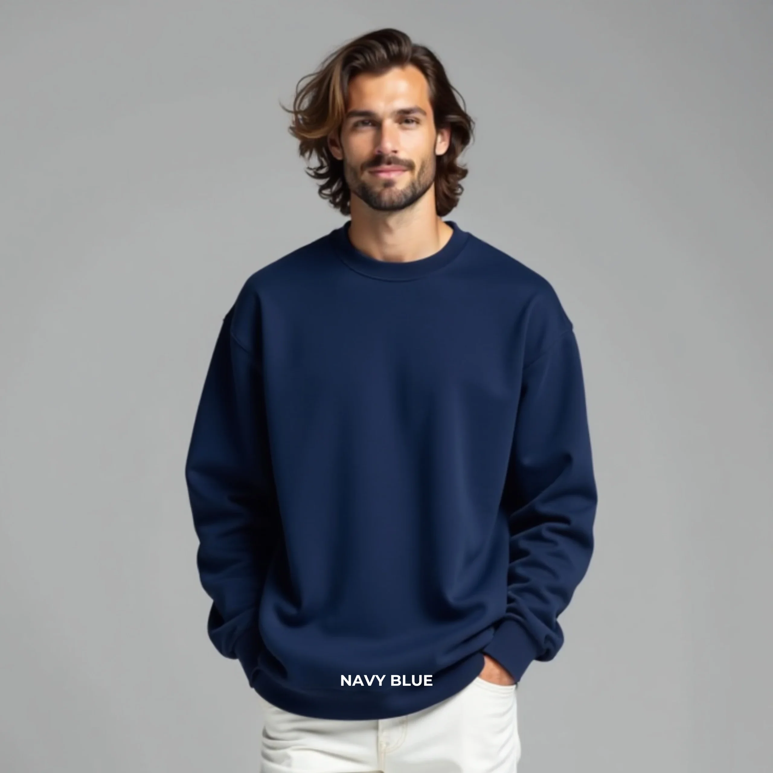 Oversized Fleece Sweat Shirt - Image 12
