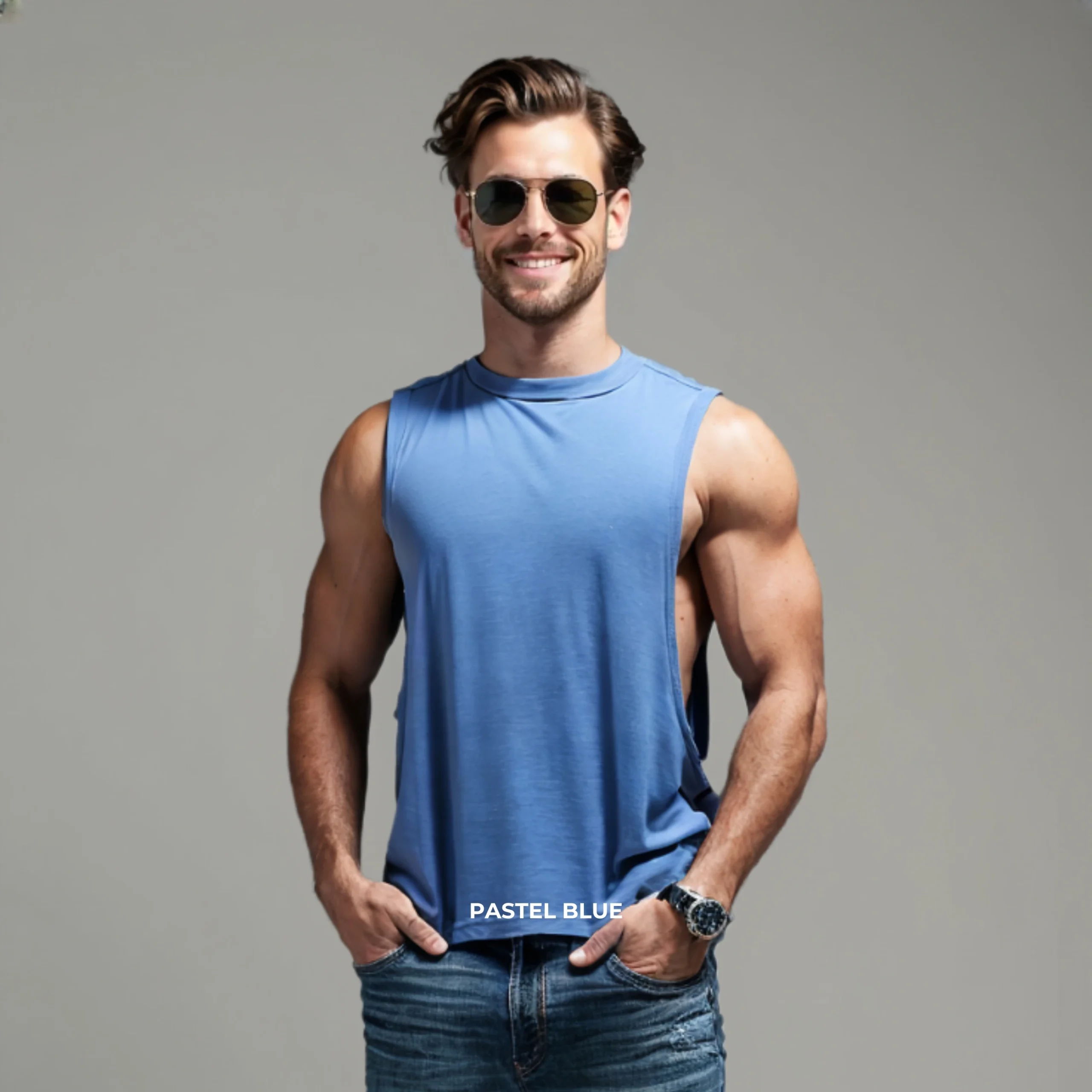 Long Arm Hole Top Tank - Image 13