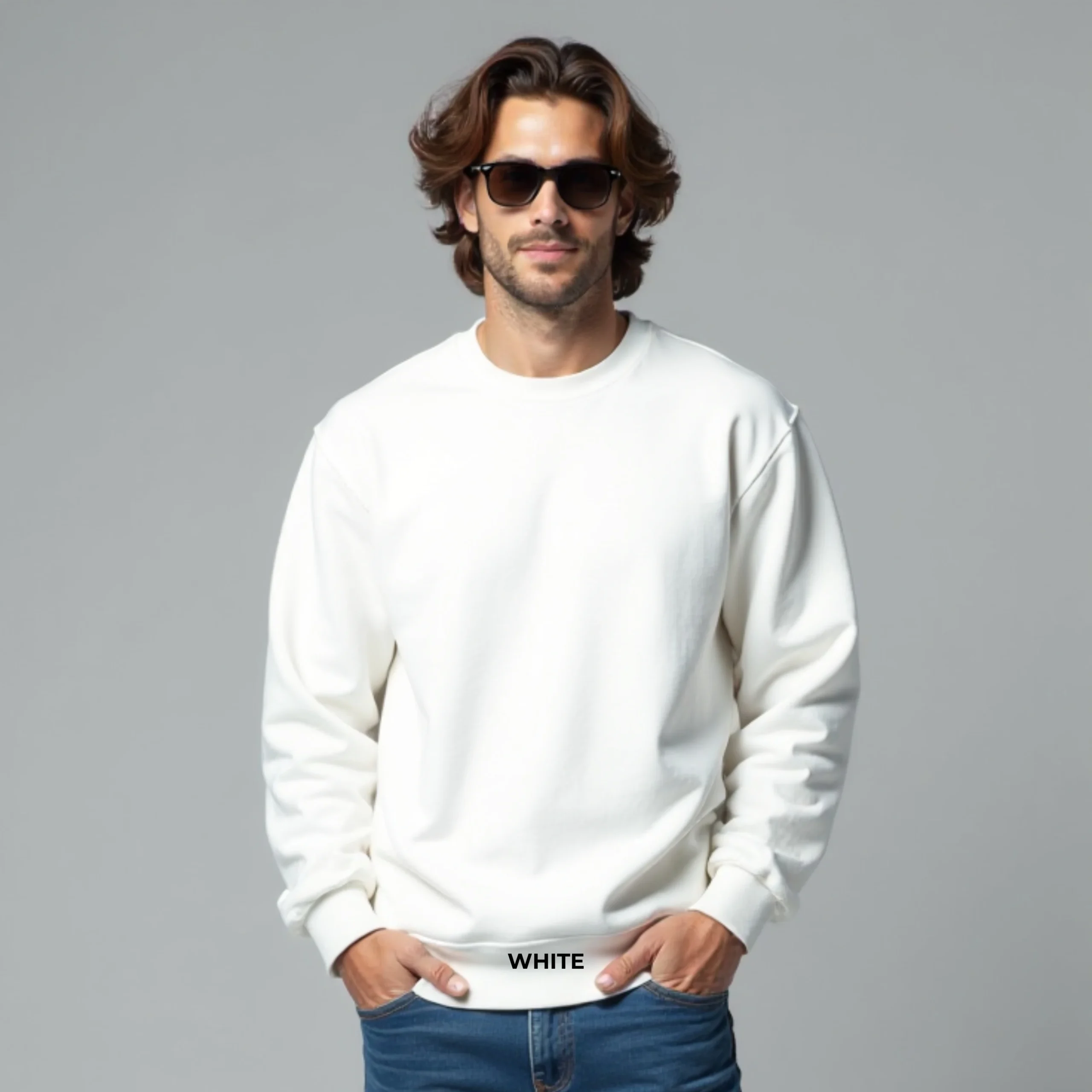 Oversized Fleece Sweat Shirt - Image 15