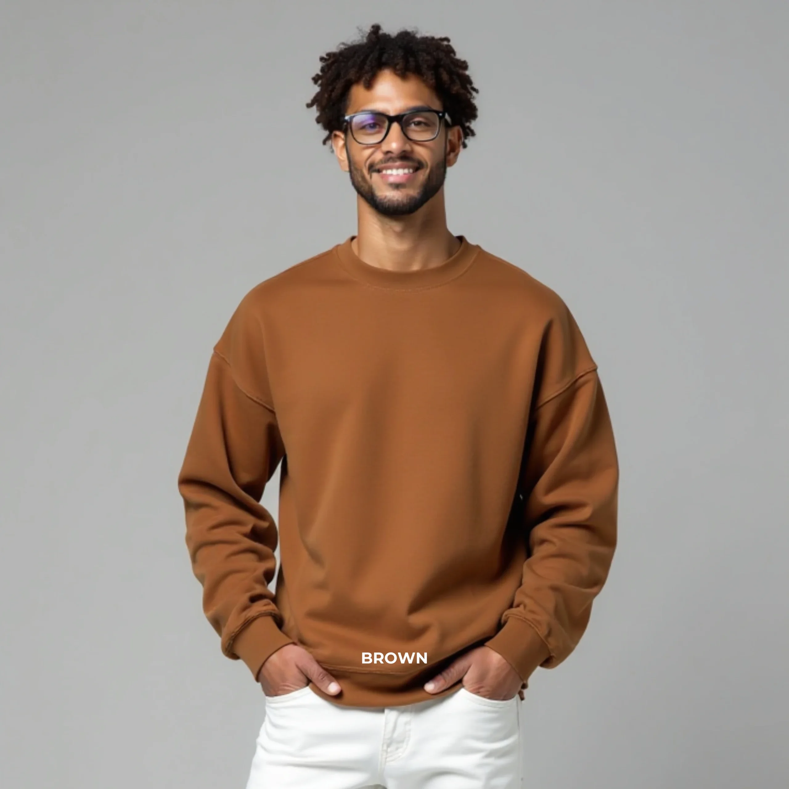 Oversized Fleece Sweat Shirt - Image 16