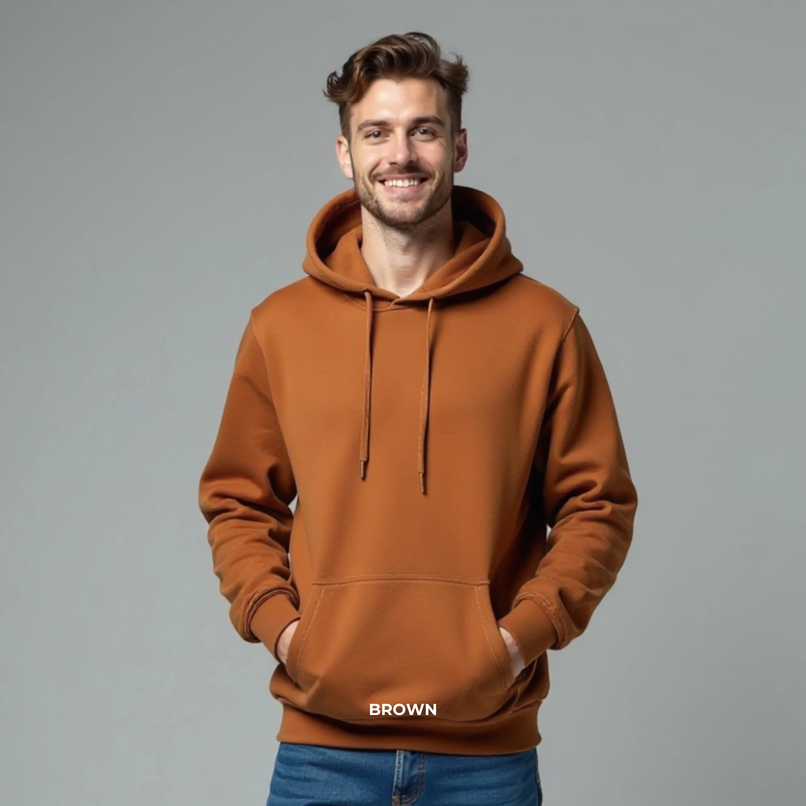 Fleece oversized pullover hoodies - Image 20