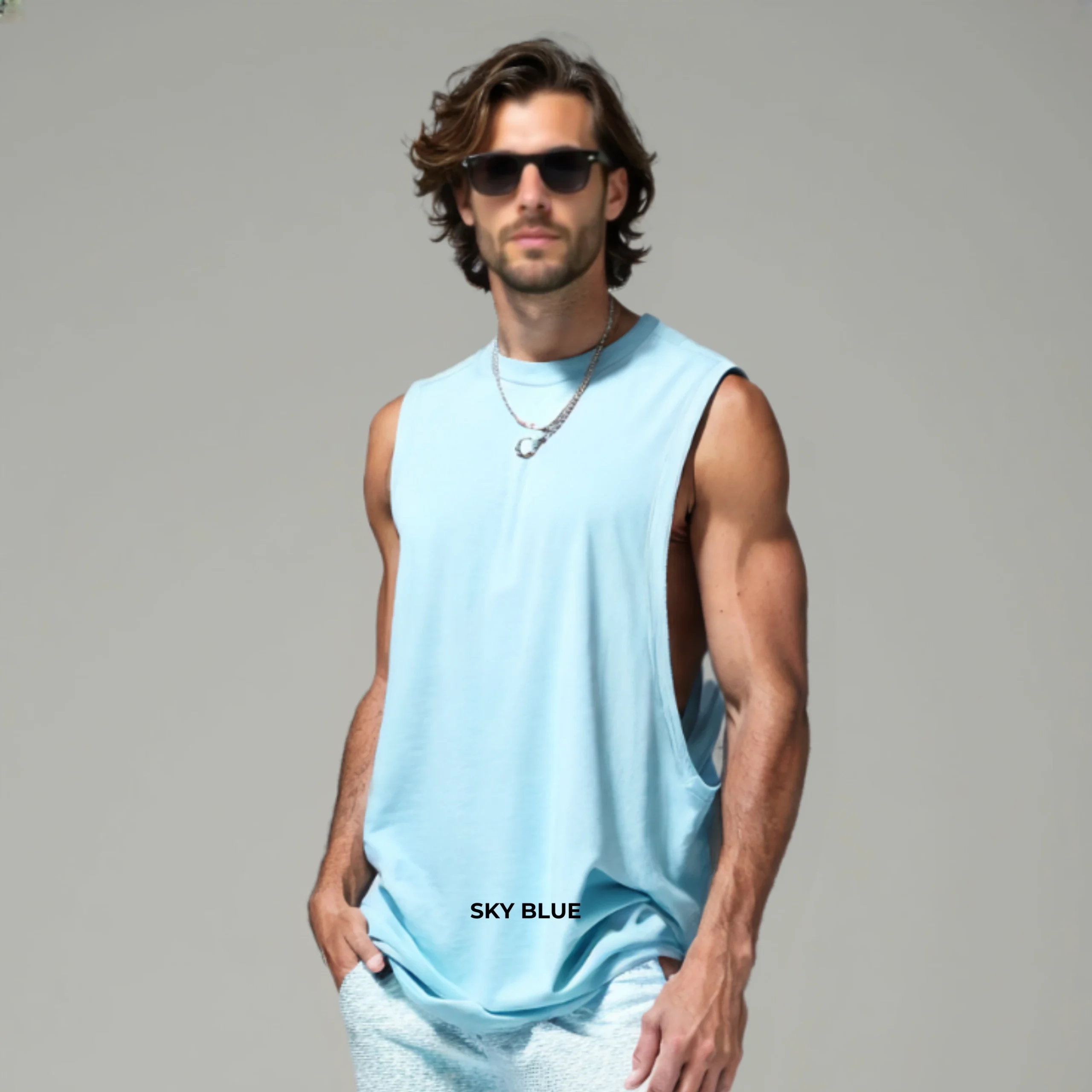 Long Arm Hole Top Tank - Image 17