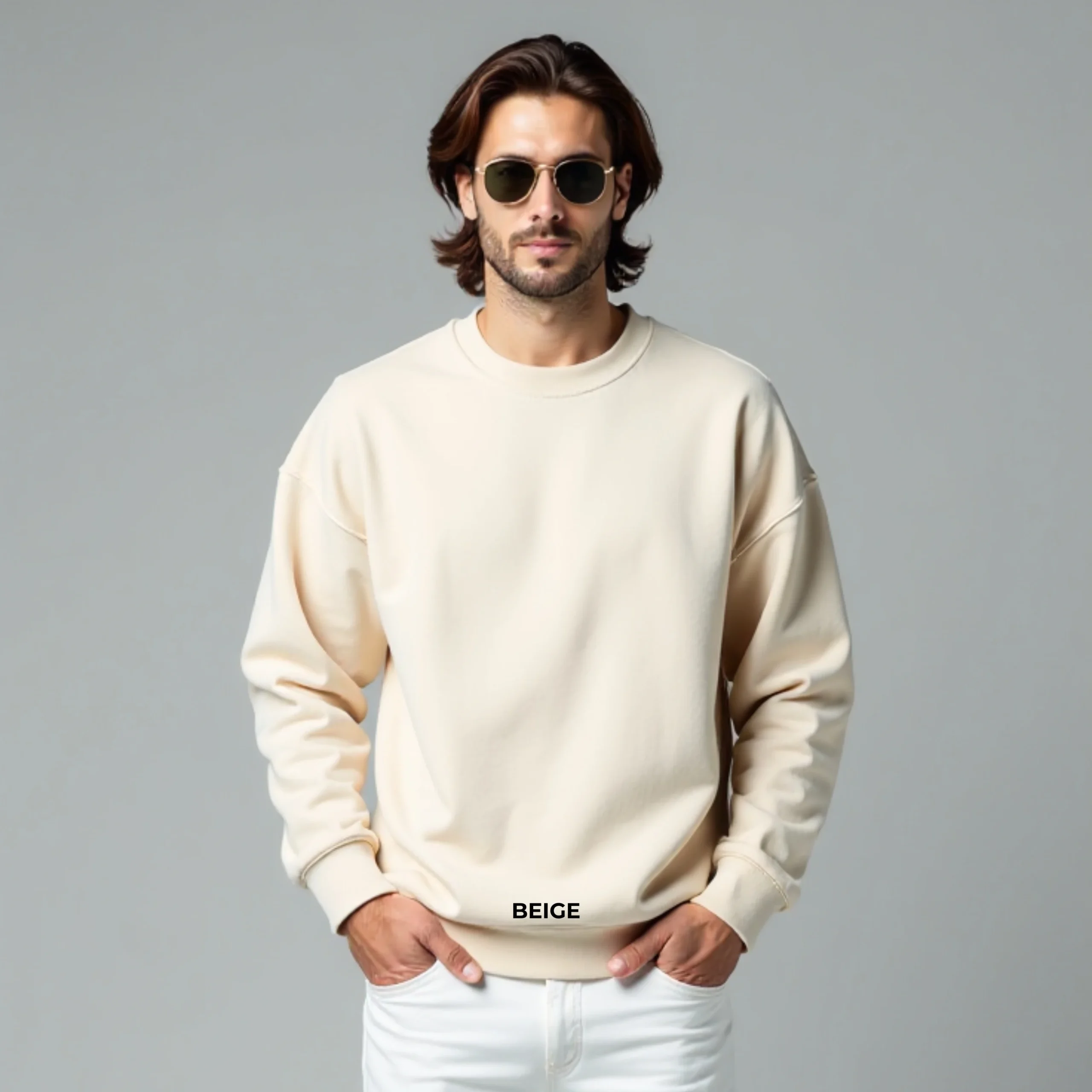 Oversized Fleece Sweat Shirt - Image 17