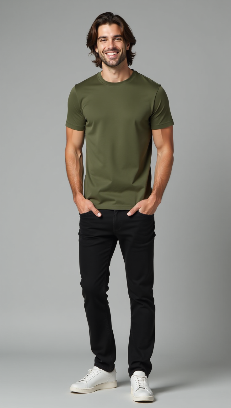 Triblend Men T-shirt Round Neck (Wrong) - Image 3