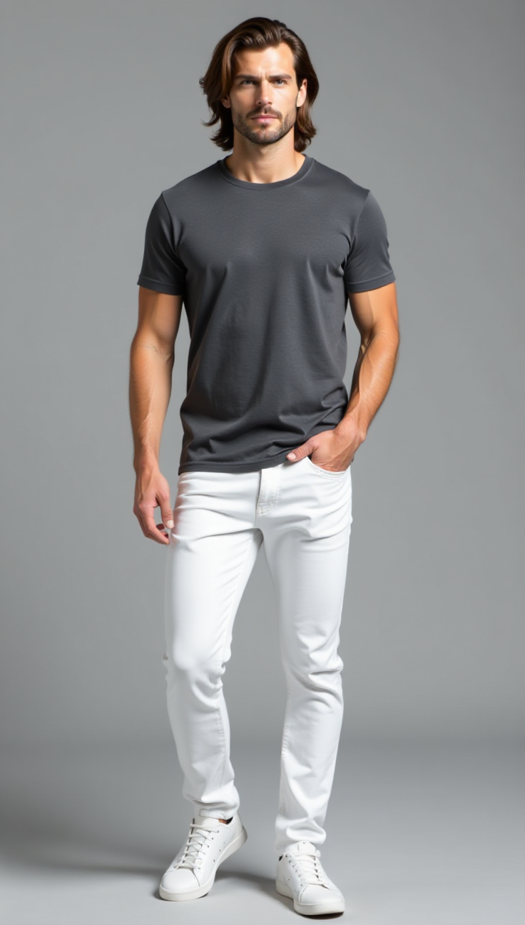 Triblend Men T-shirt Round Neck (Wrong) - Image 7