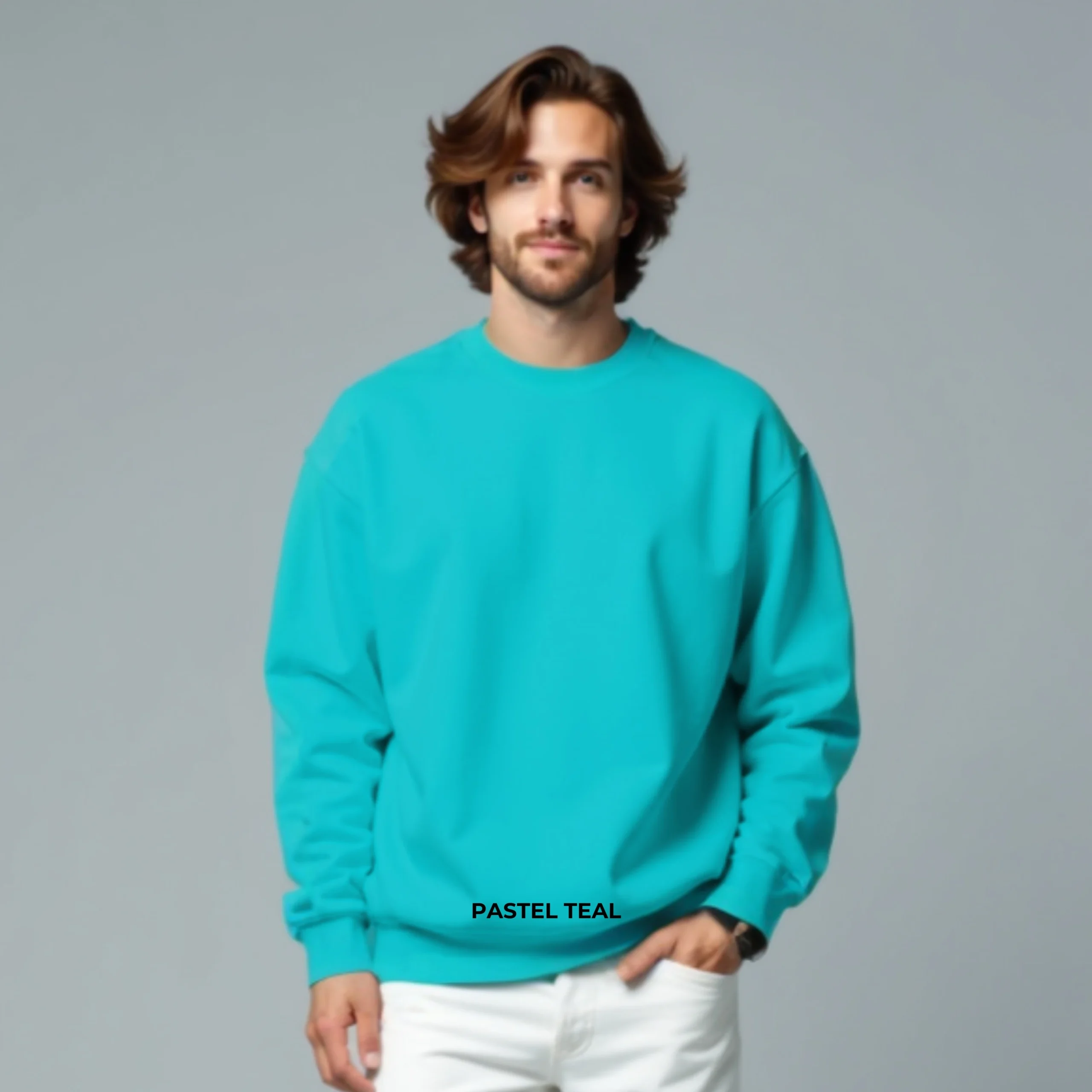 Oversized Fleece Sweat Shirt - Image 18