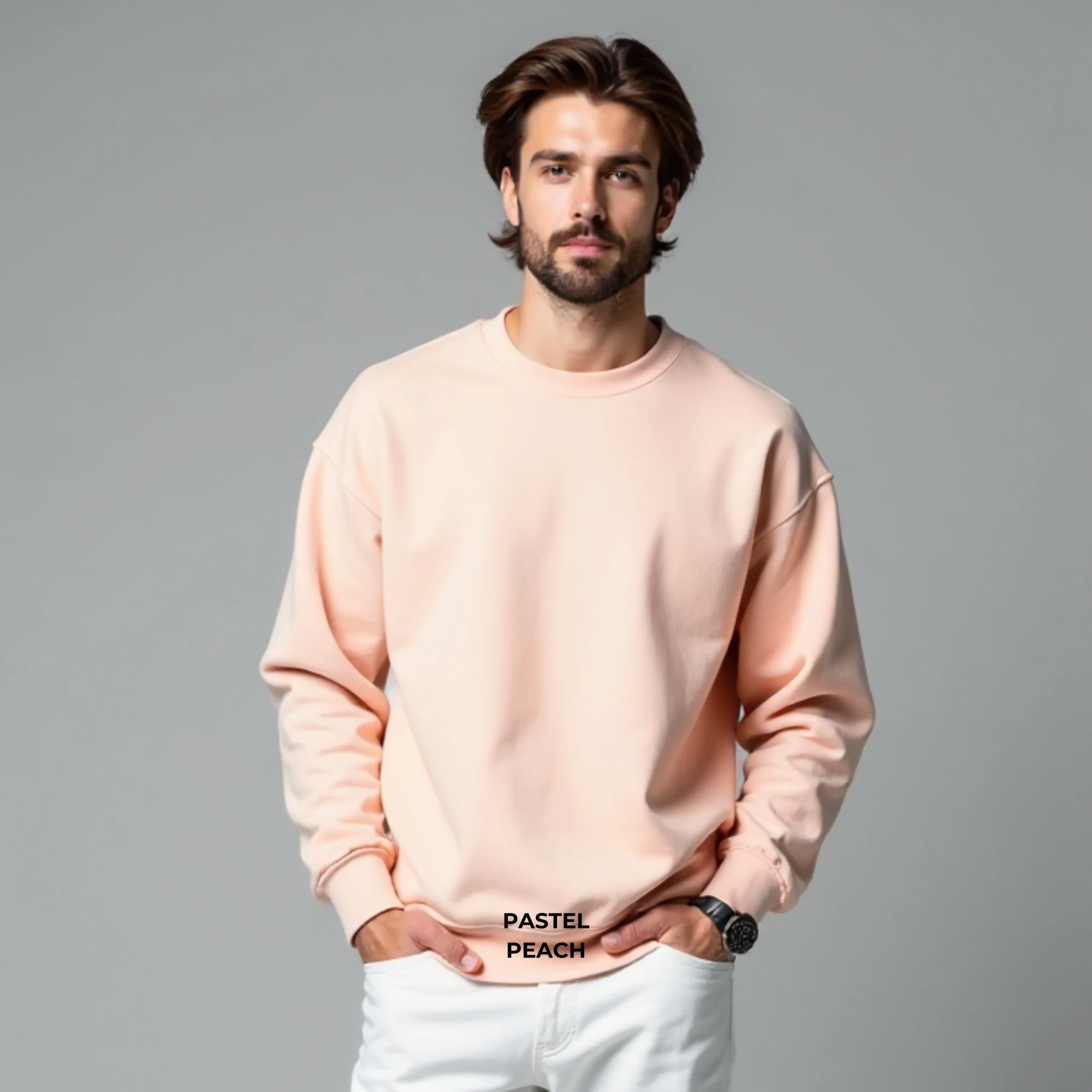 Oversized Fleece Sweat Shirt - Image 3