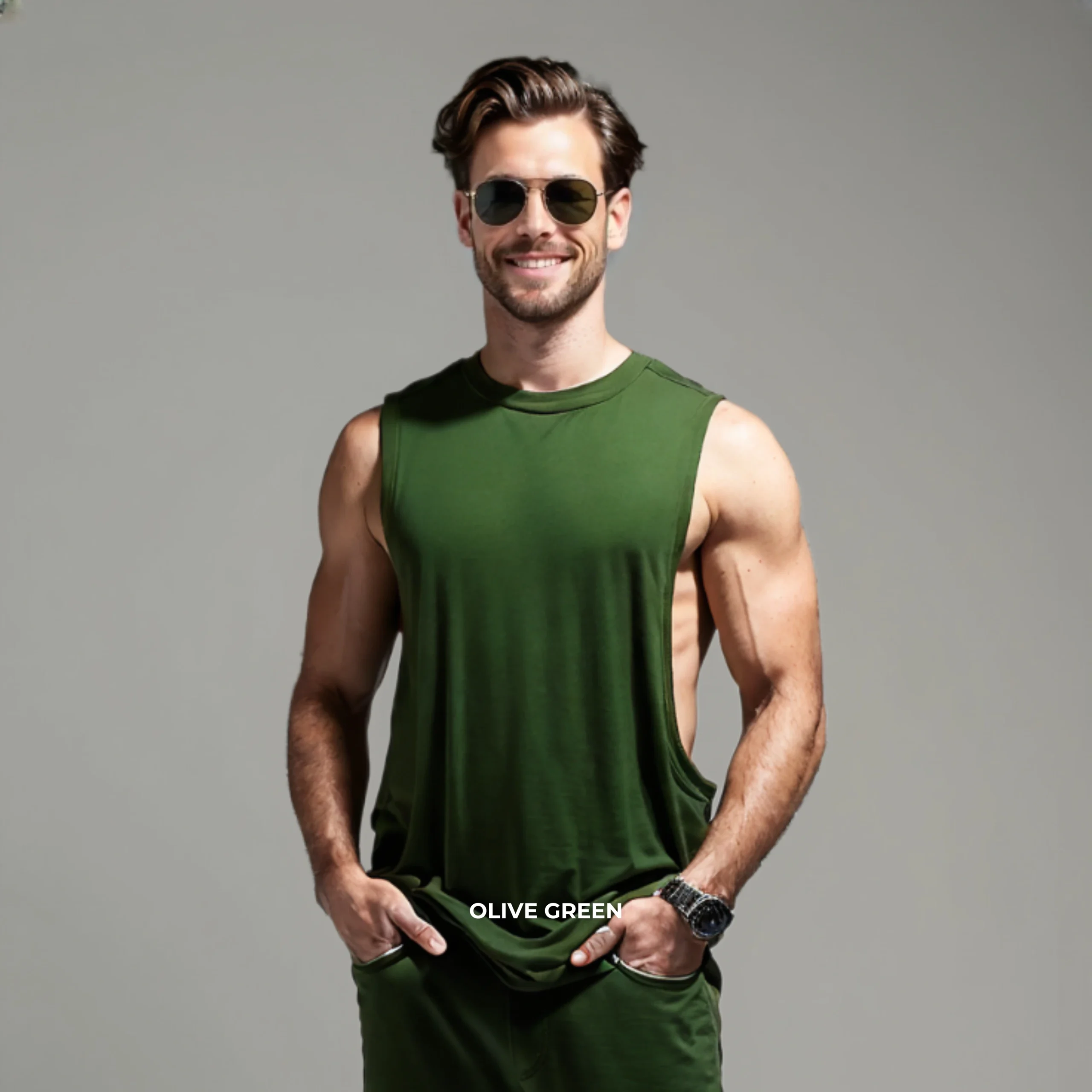 Long Arm Hole Top Tank - Image 4
