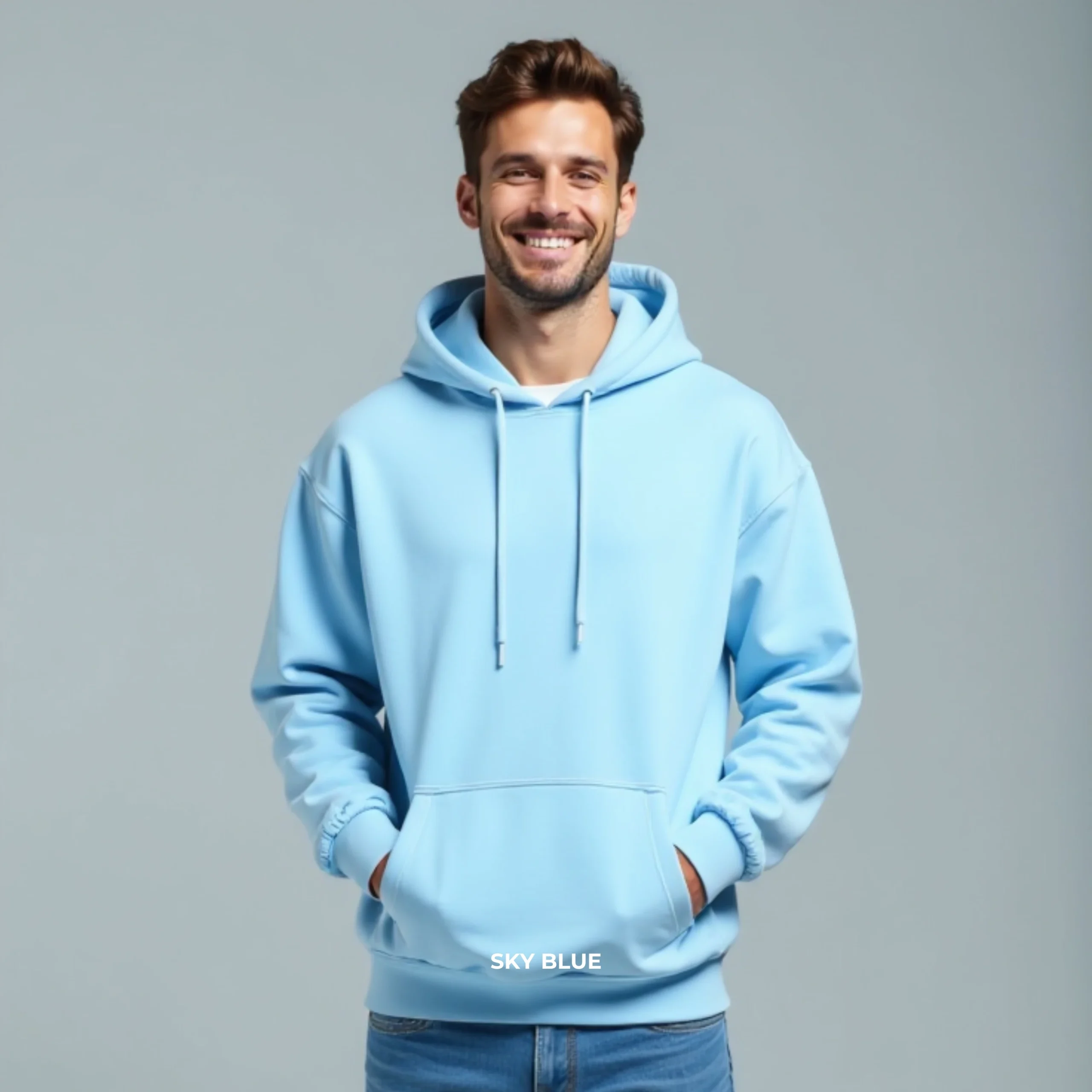 Fleece oversized pullover hoodies - Image 8