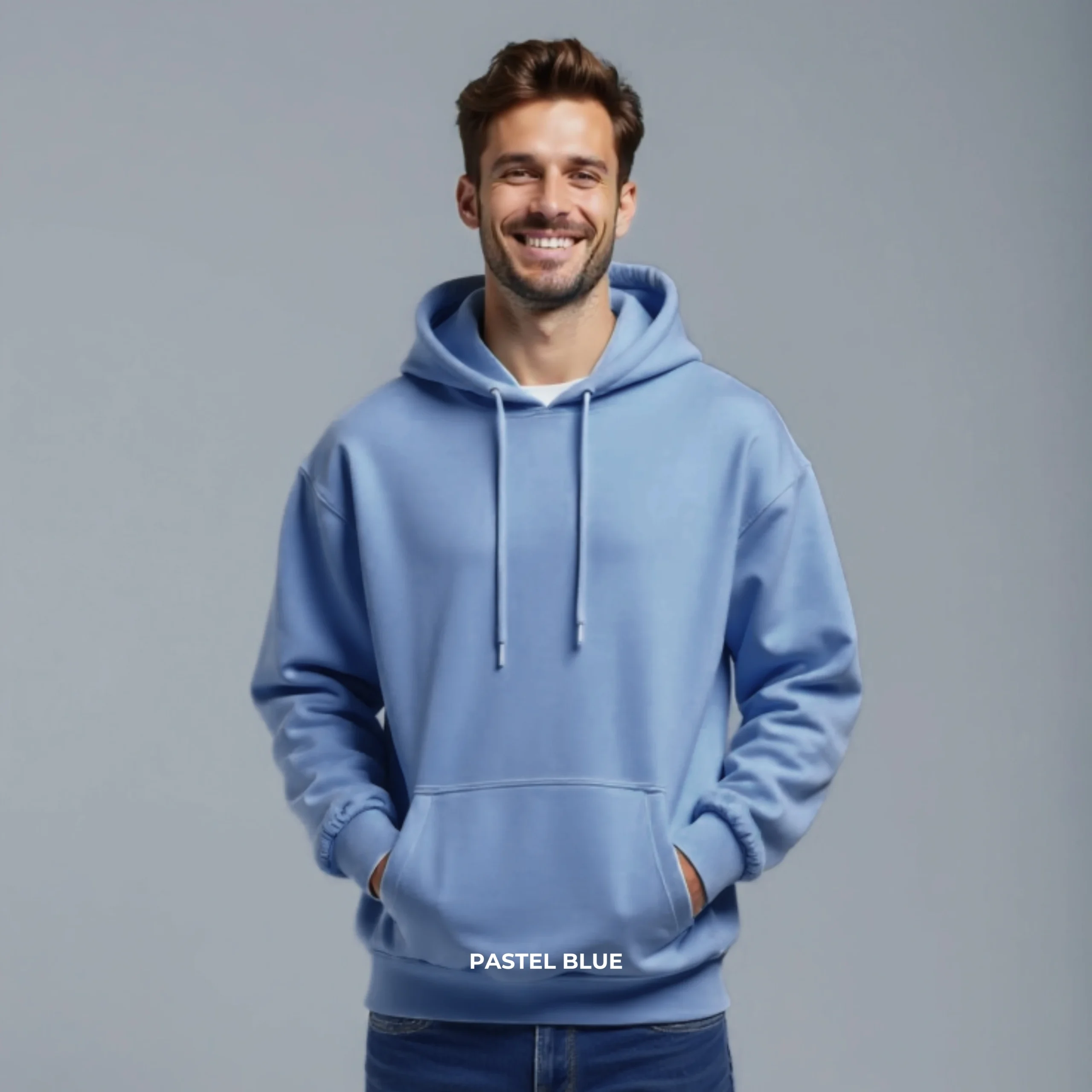 Fleece oversized pullover hoodies - Image 7