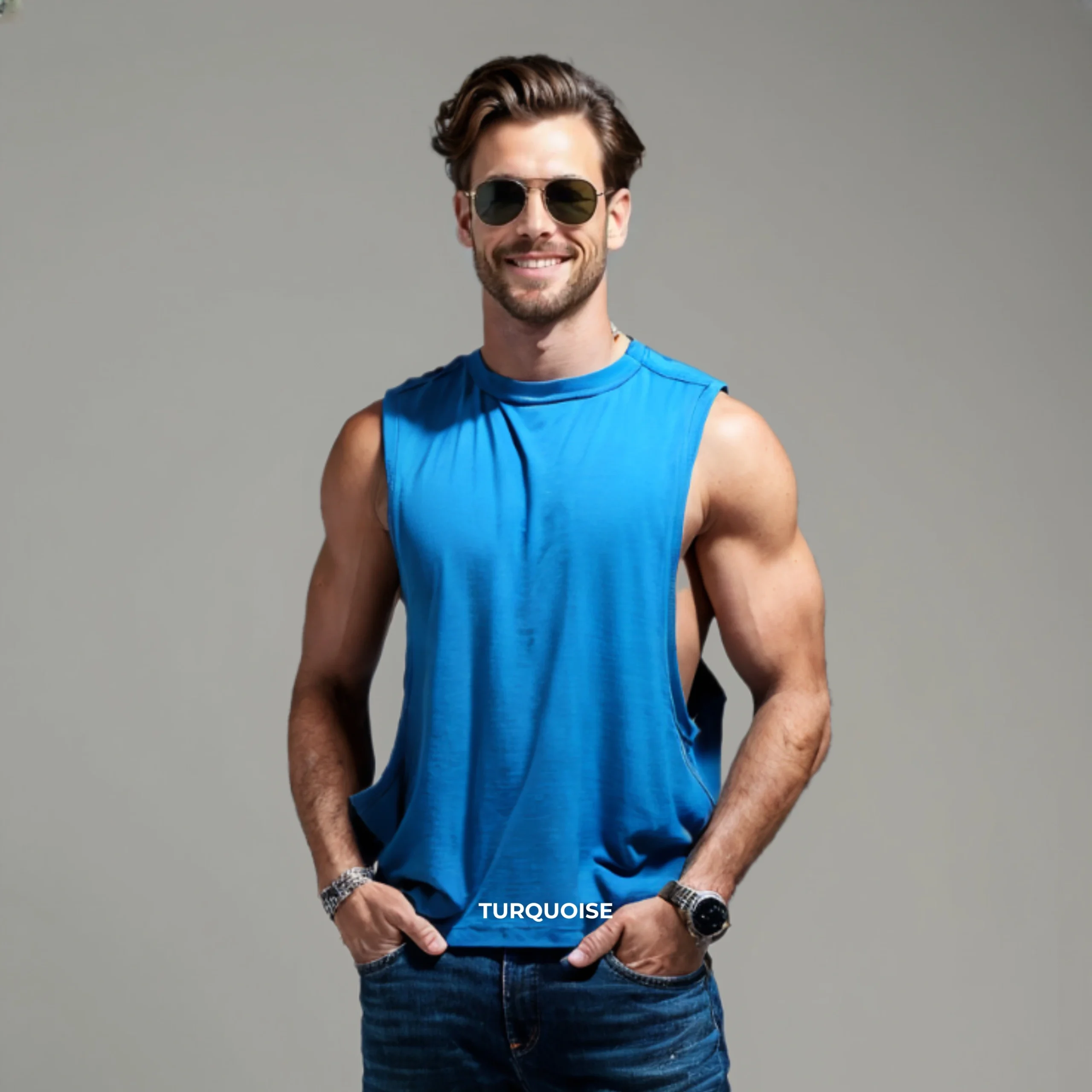 Long Arm Hole Top Tank - Image 5