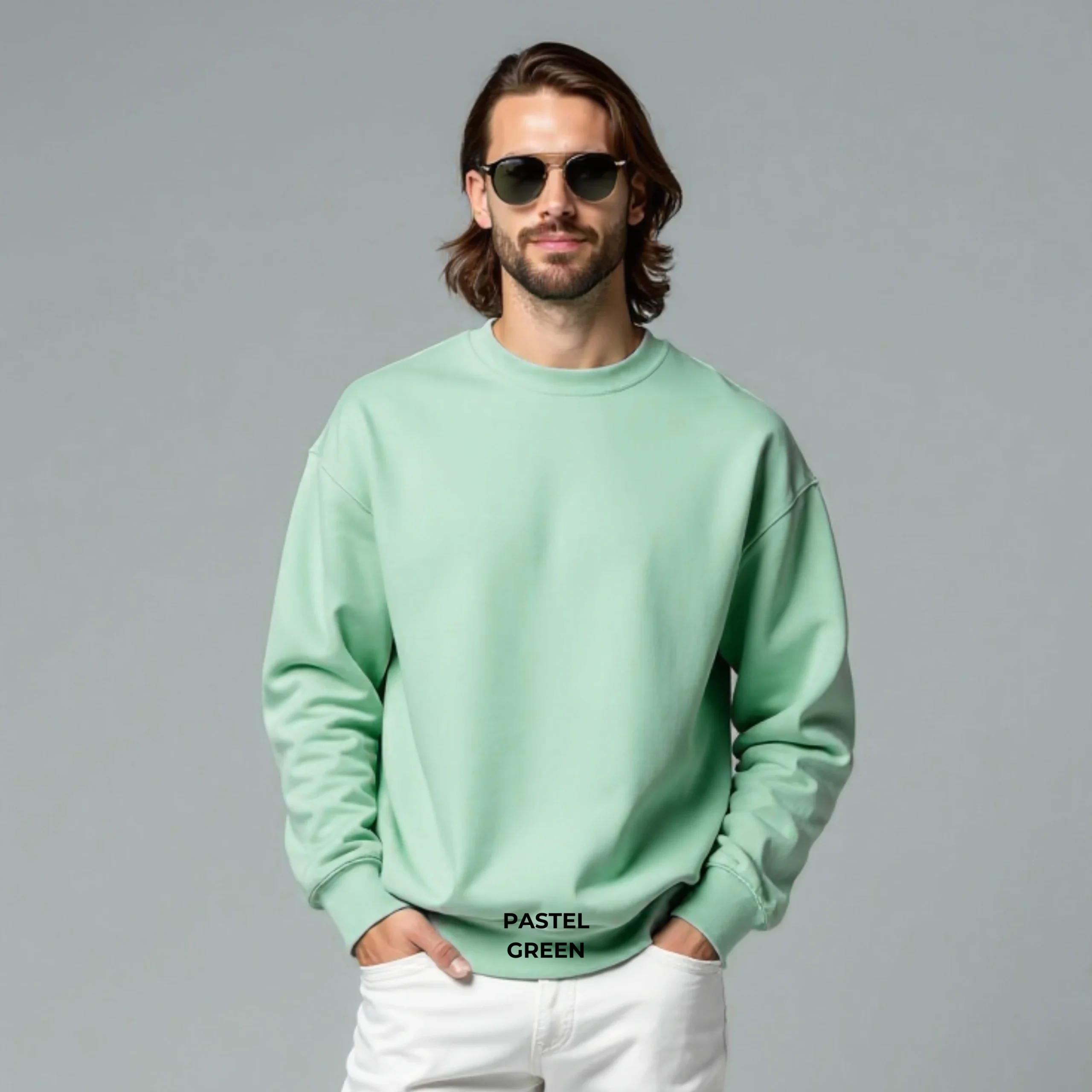 Oversized Fleece Sweat Shirt - Image 7