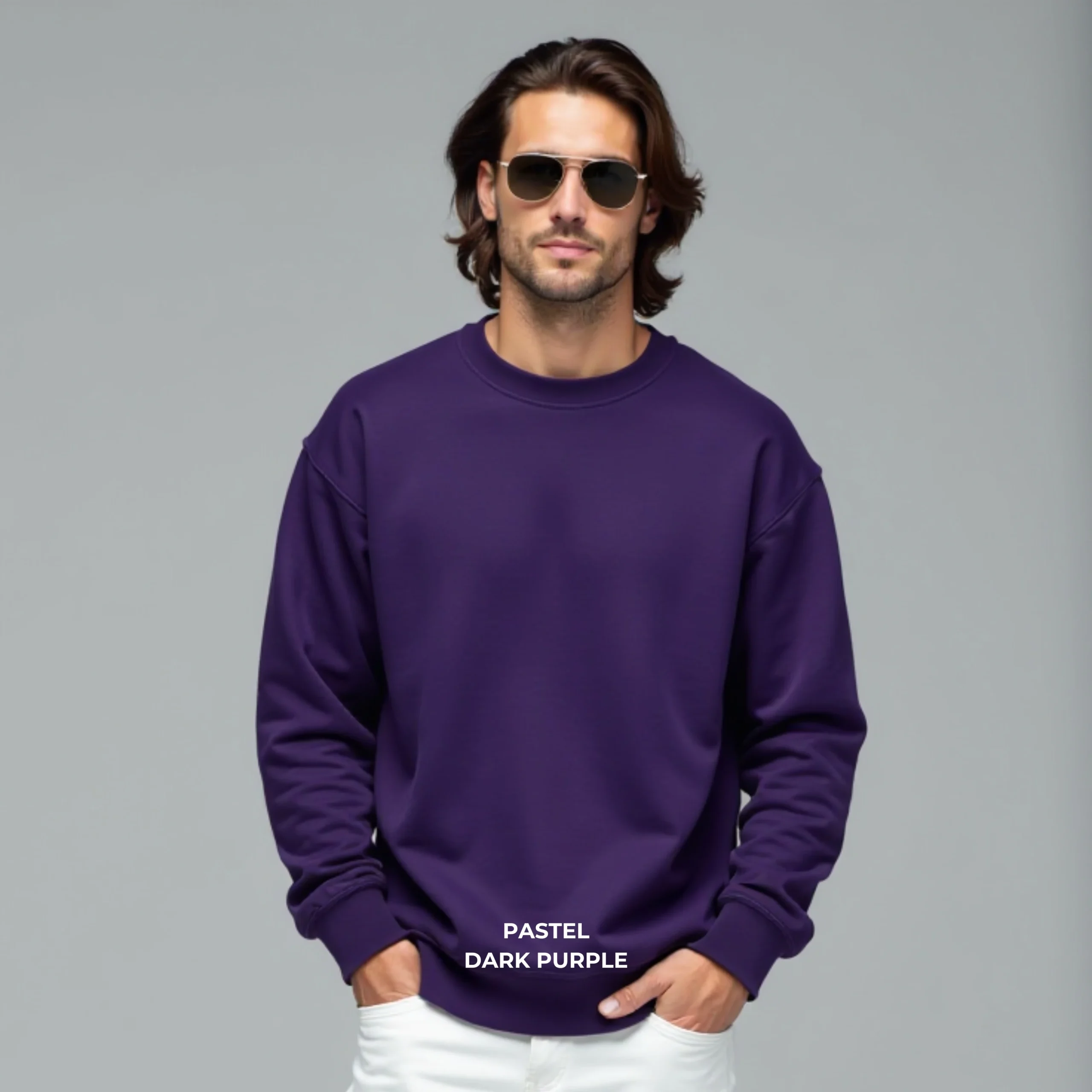 Oversized Fleece Sweat Shirt - Image 8