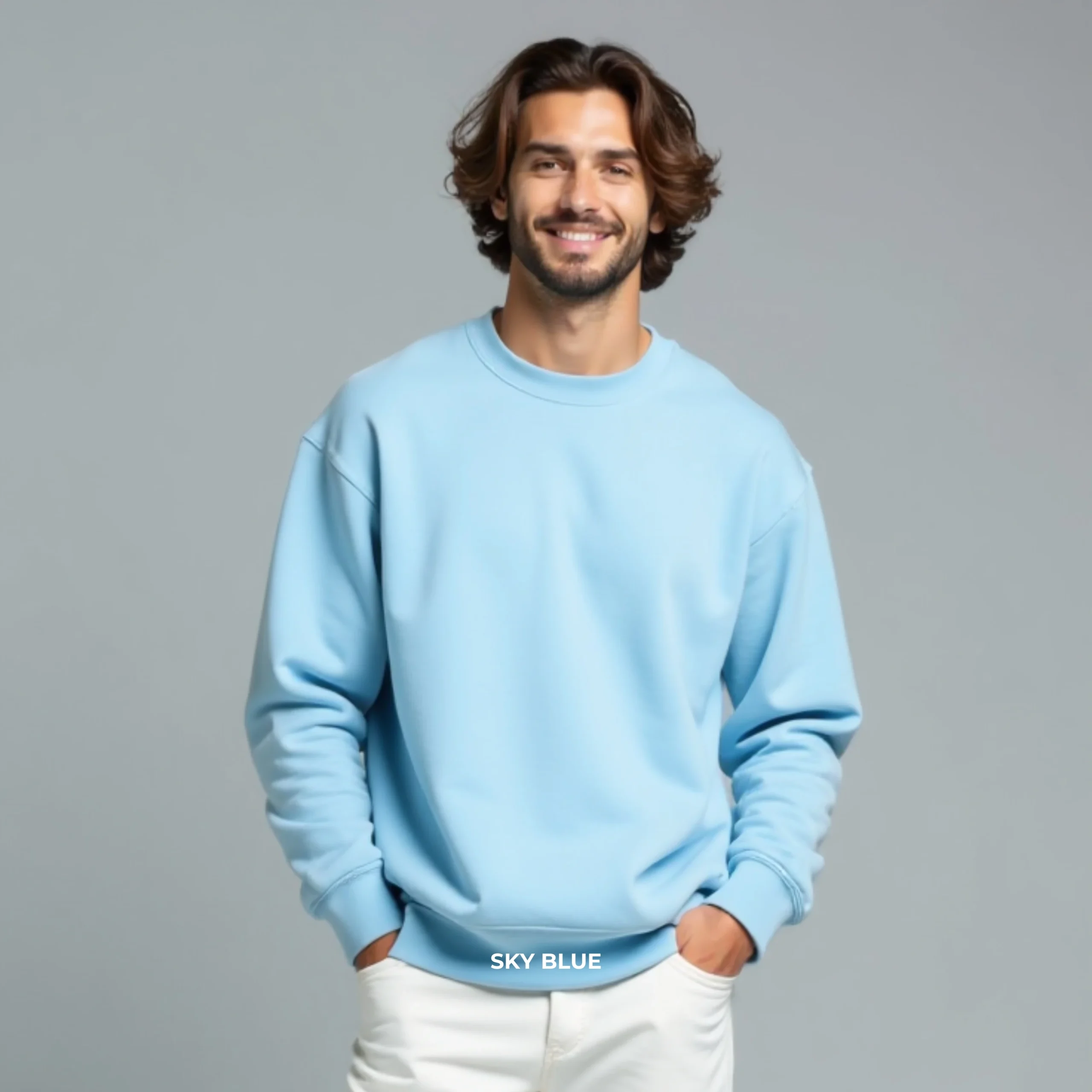 Oversized Fleece Sweat Shirt - Image 9