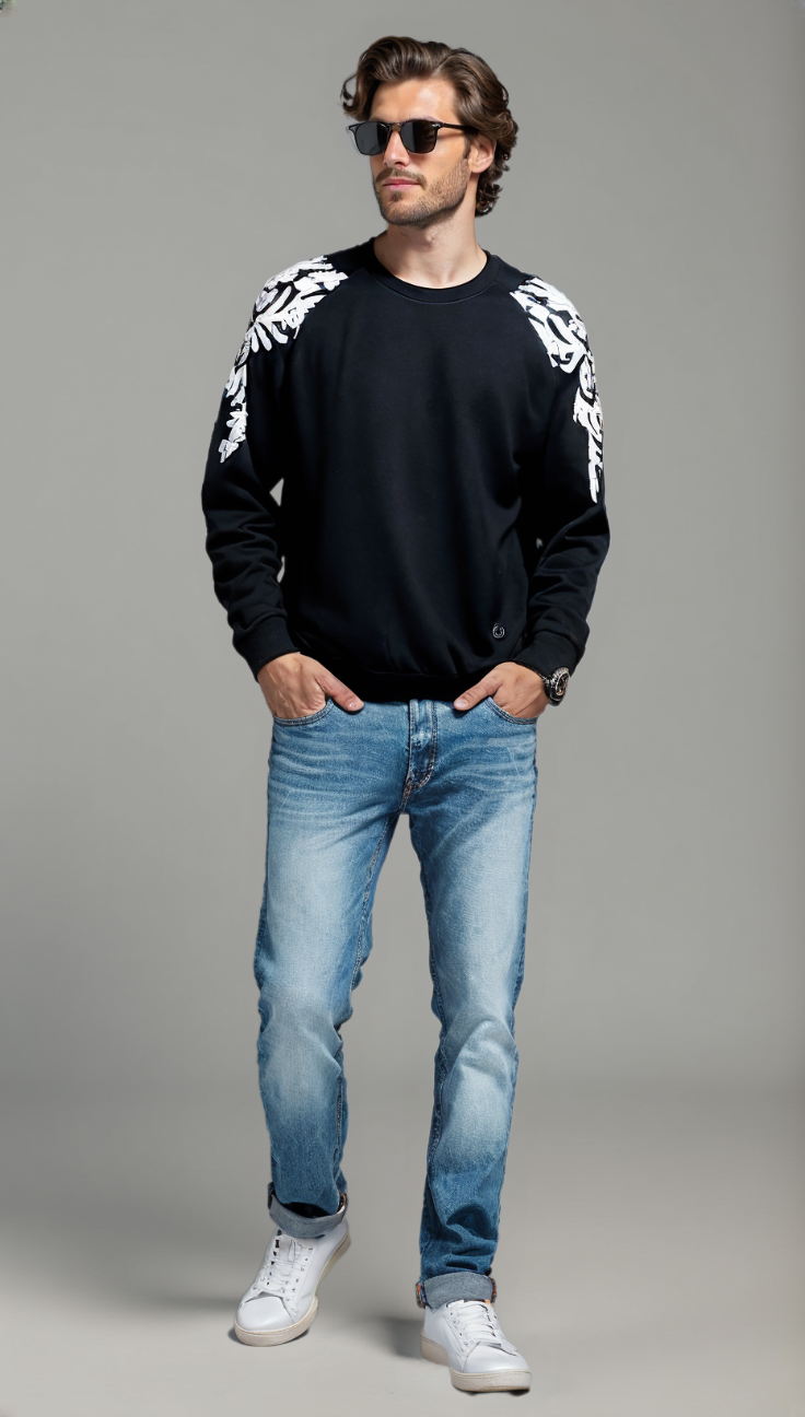 Printed hoodie